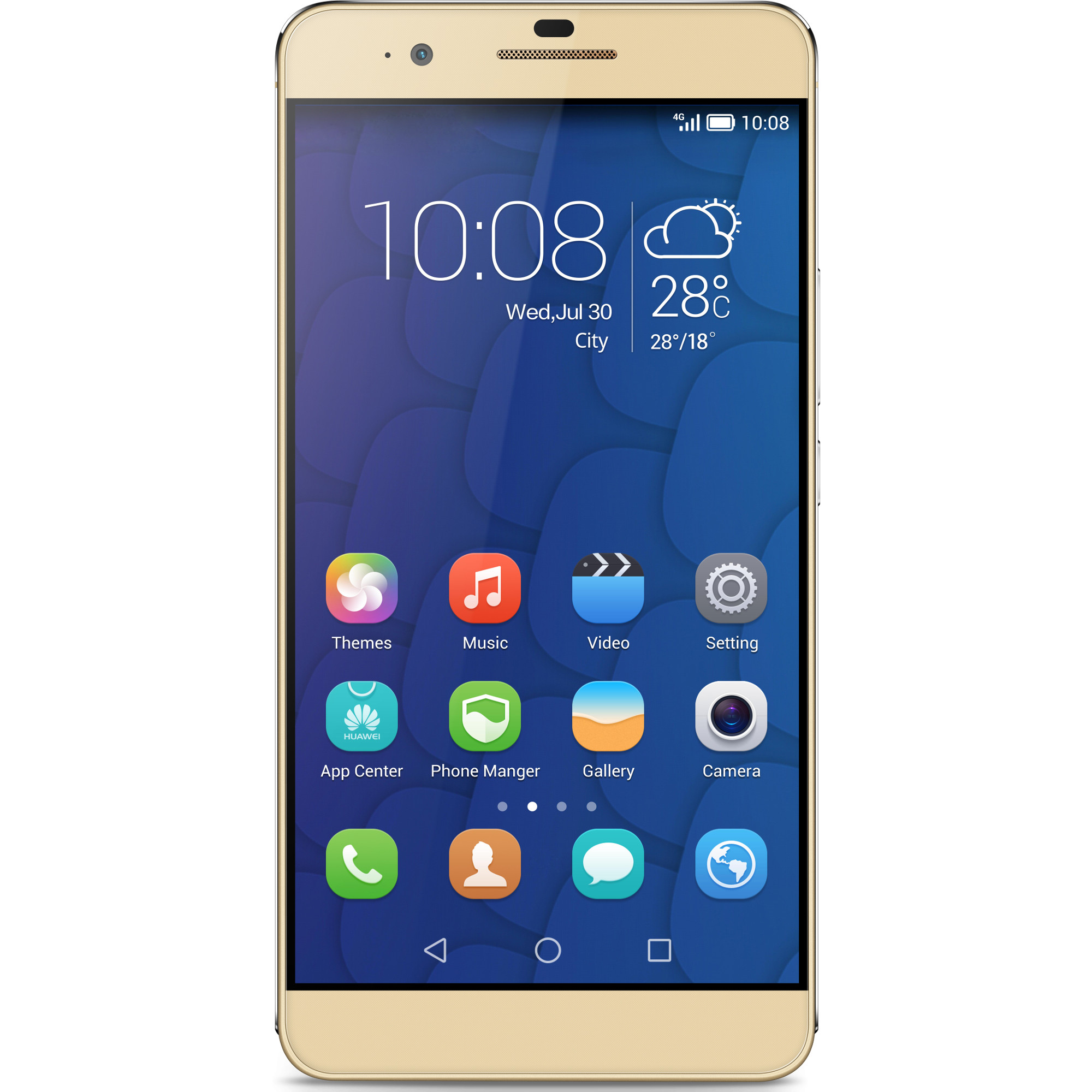 Telefon mobil Honor 6 Plus, 32GB, Dual SIM, Auriu