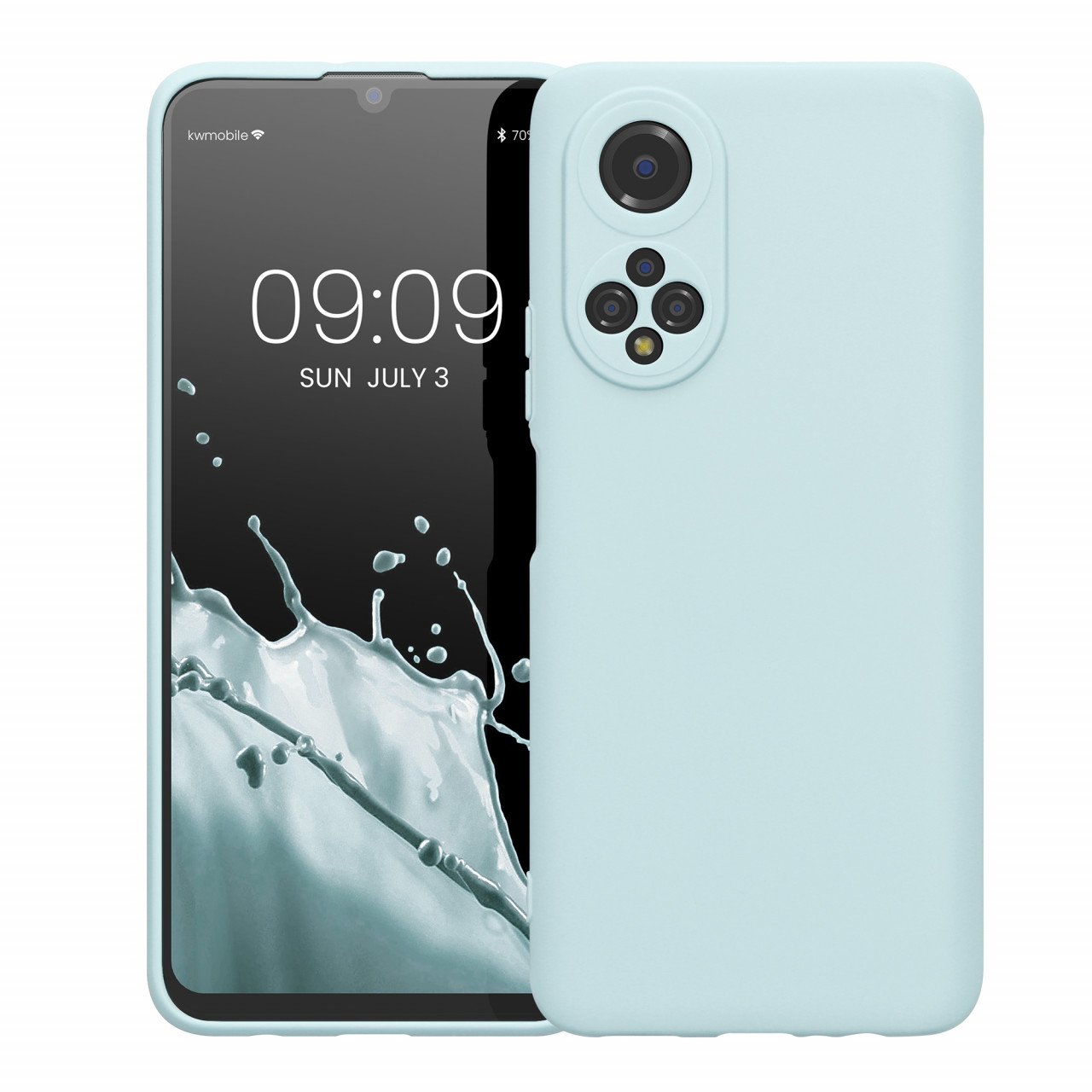 Husa Kwmobile pentru Honor X7, Silicon, Verde, 58420.200