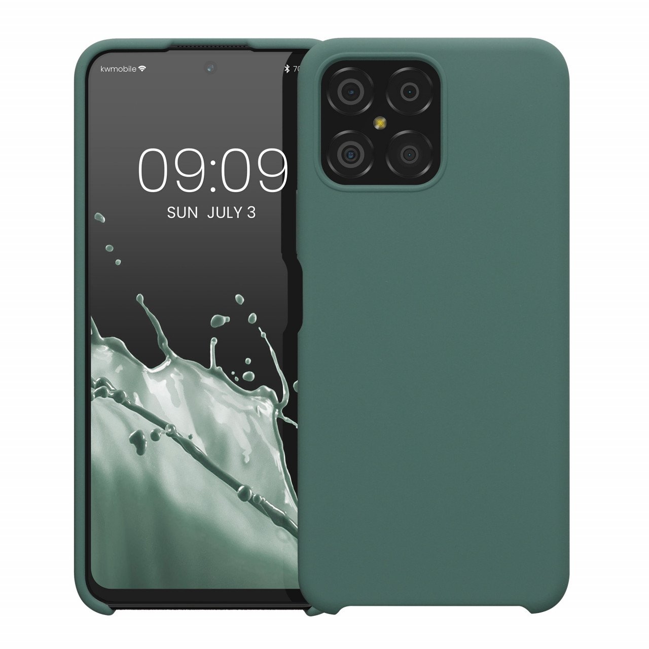 Husa Kwmobile pentru Honor X8, Silicon, Verde, 58397.166