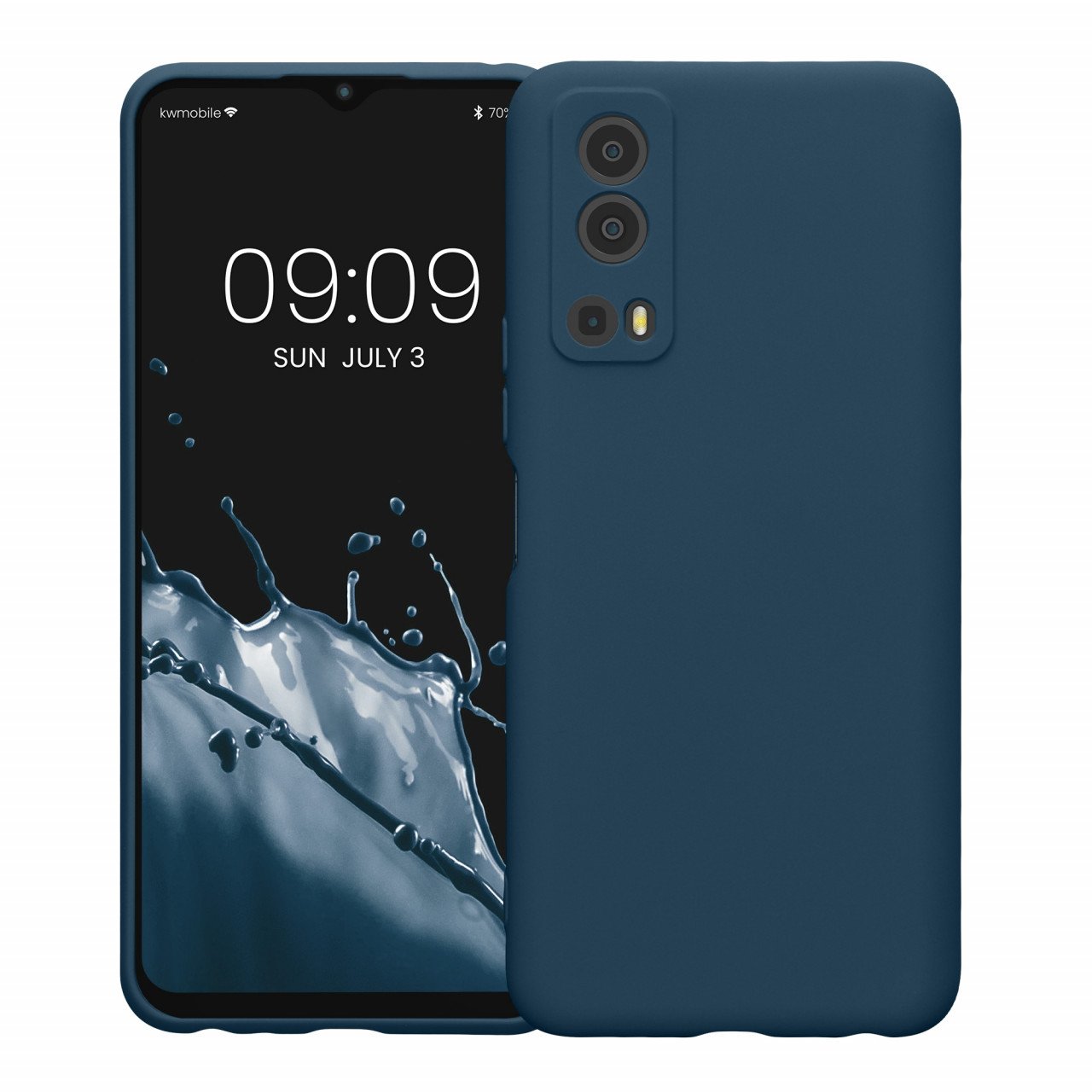 Husa Kwmobile pentru Vivo Y72 5G, Silicon, Verde, 59095.78