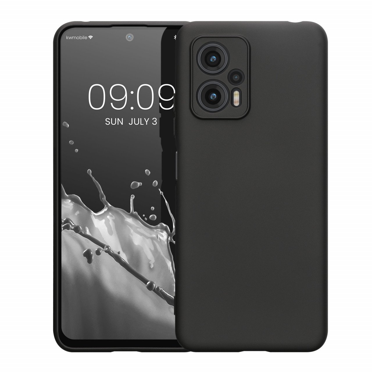 Husa Kwmobile pentru Xiaomi Poco X4 GT, Silicon, Negru, 59248.01