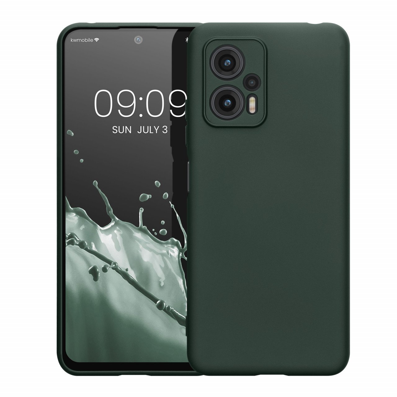 Husa Kwmobile pentru Xiaomi Poco X4 GT, Silicon, Verde, 59248.169