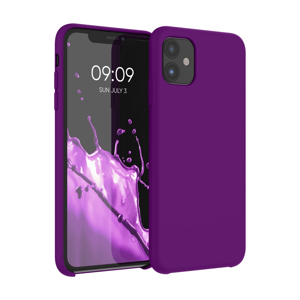 Husa pentru Apple iPhone 11, Silicon, Violet, 49724.82