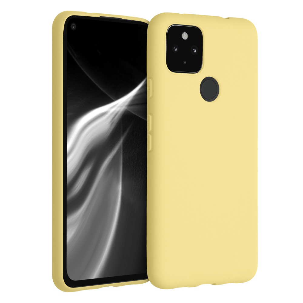 Husa pentru Google Pixel 4a 5G, Silicon, Galben, 51727.216