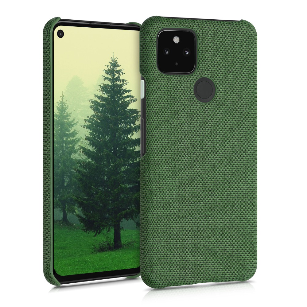 Husa pentru Google Pixel 4a 5G, Textil, Verde, 53569.07