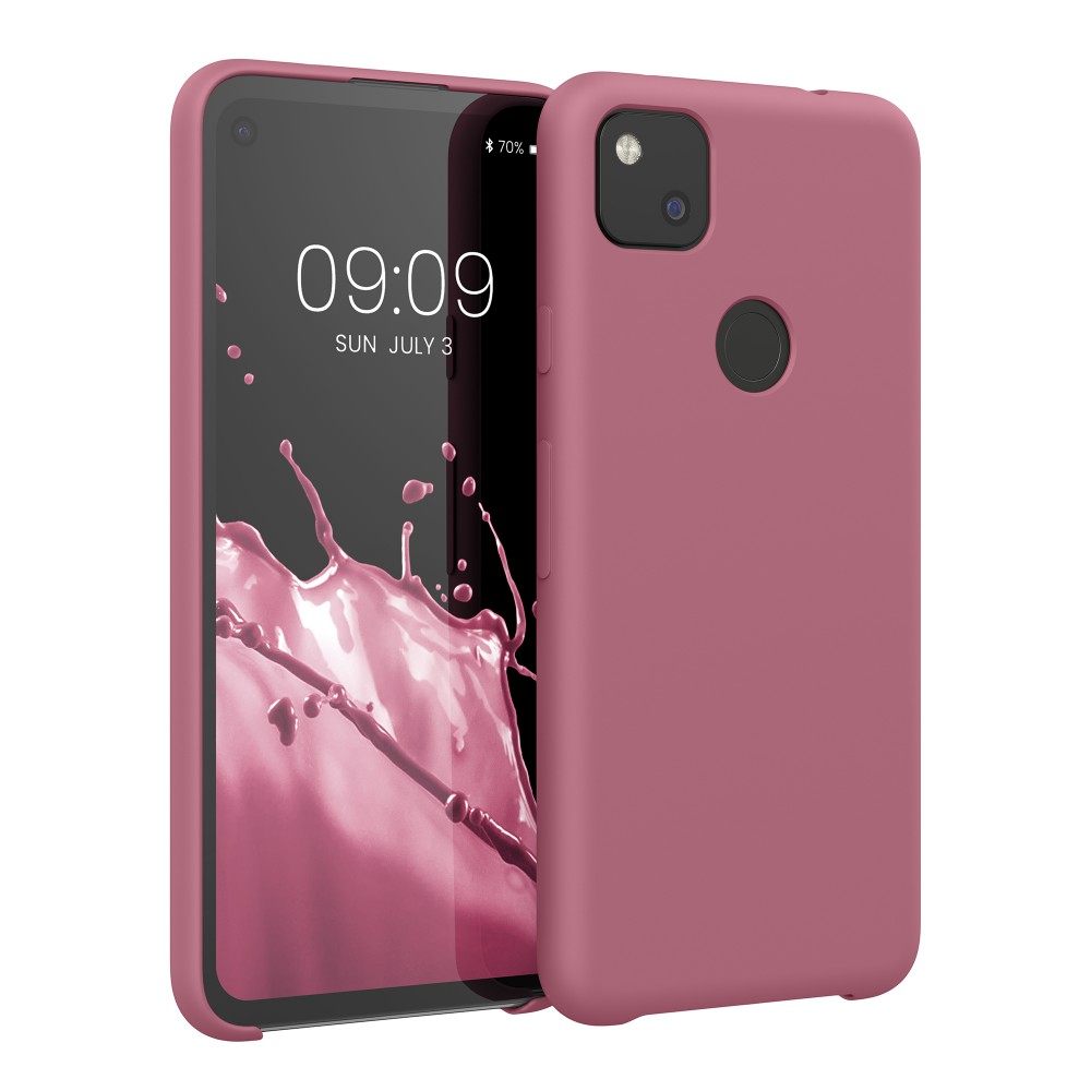 Husa pentru Google Pixel 4a, Silicon, Roz, 52549.167