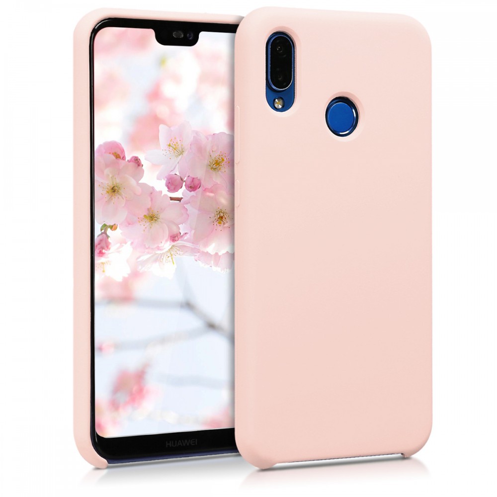 Husa pentru Huawei P20 Lite, Silicon, Roz, 45687.10