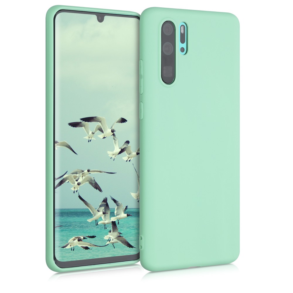 Husa pentru Huawei P30 Pro, Silicon, Verde, 47419.50