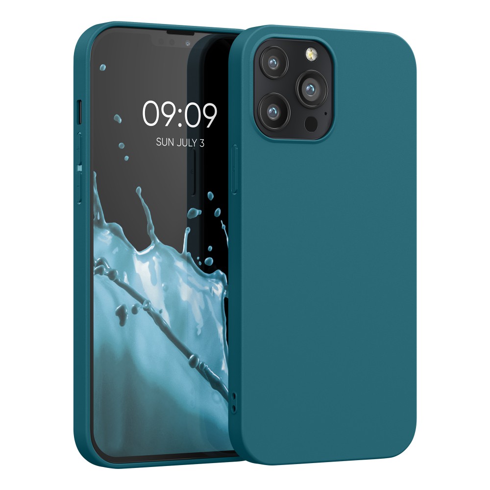 Husa pentru iPhone 13 Pro Max, Silicon, Verde, 55971.57