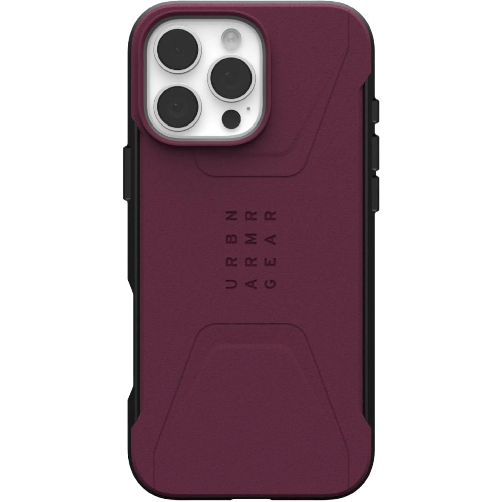 UAG Husa Civilian Magsafe iPhone 16 Pro Max Bordeaux