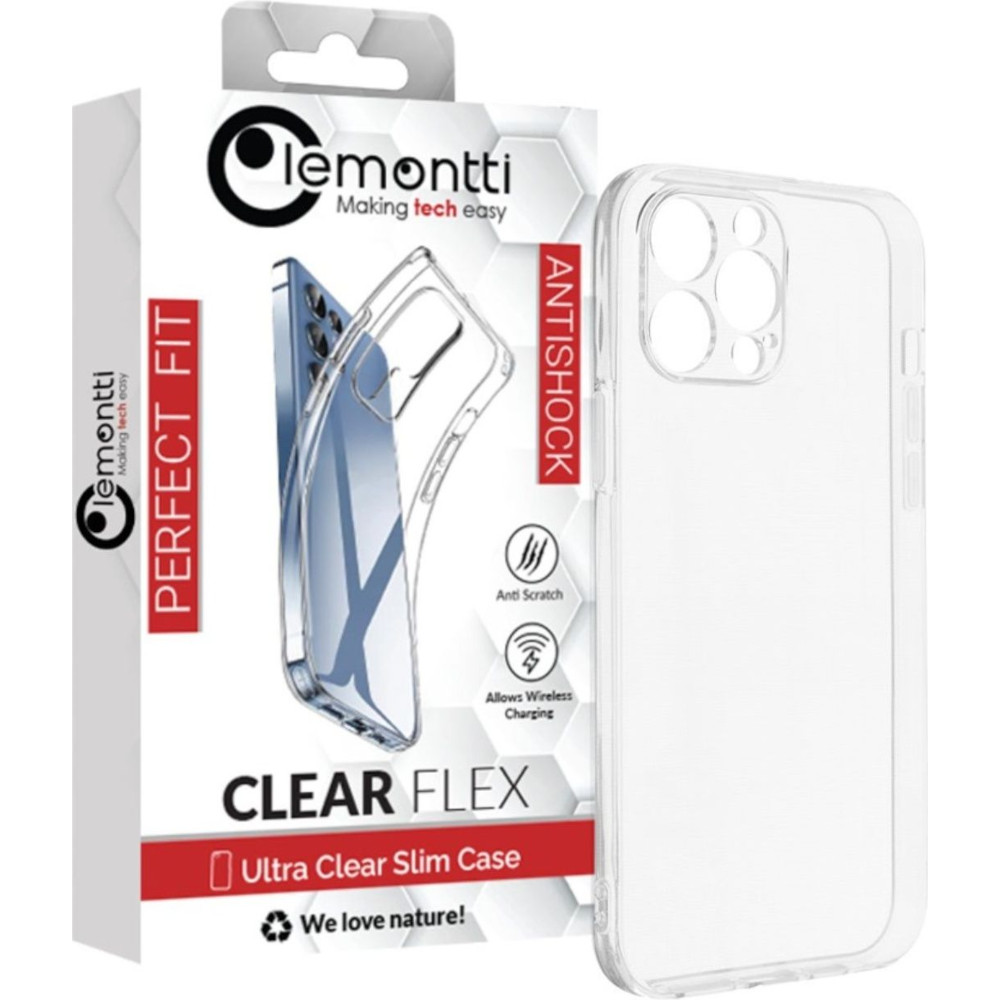 Lemontti Husa Silicon iPhone 16 Pro Transparent