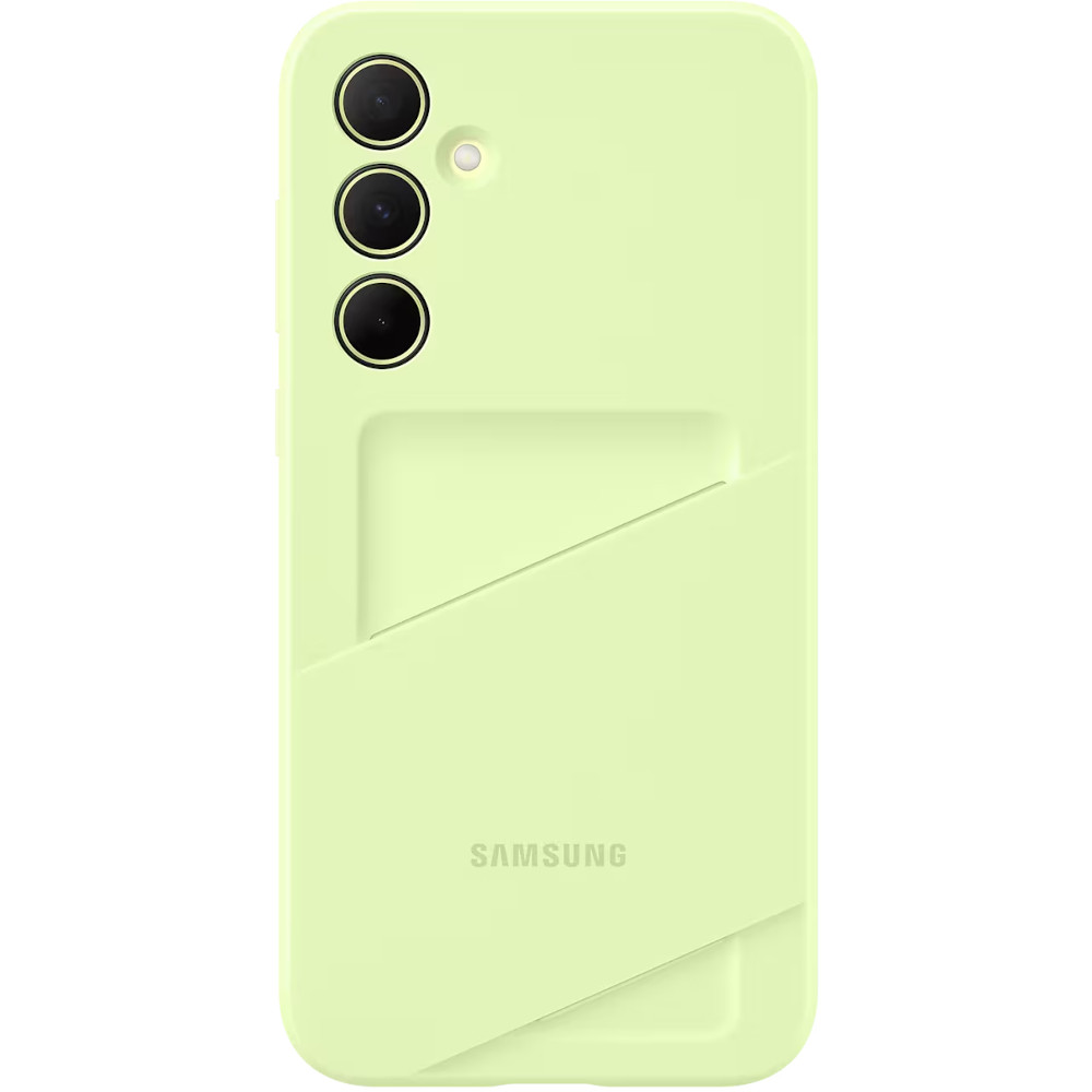 Husa de protectie Samsung Card Slot Case pentru Galaxy A35 5G, Lime