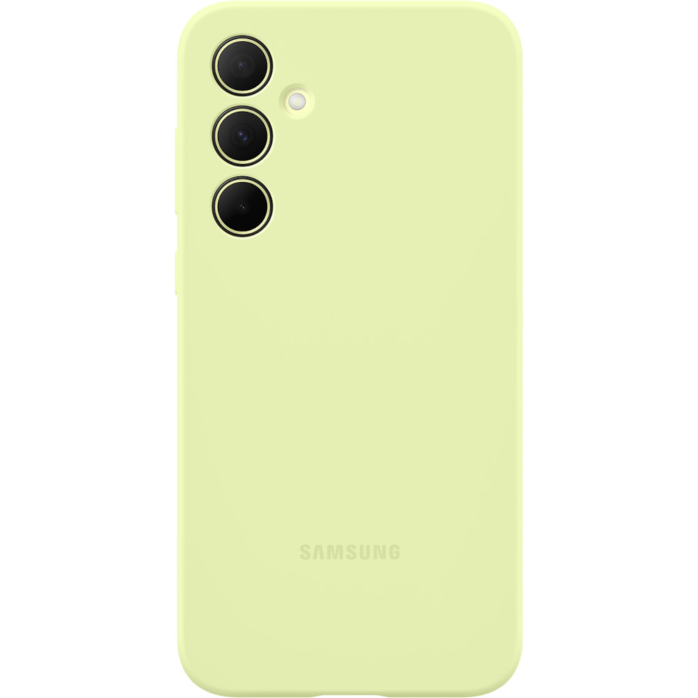 Husa de protectie Samsung Silicon Case pentru Galaxy A35 5G, Lime