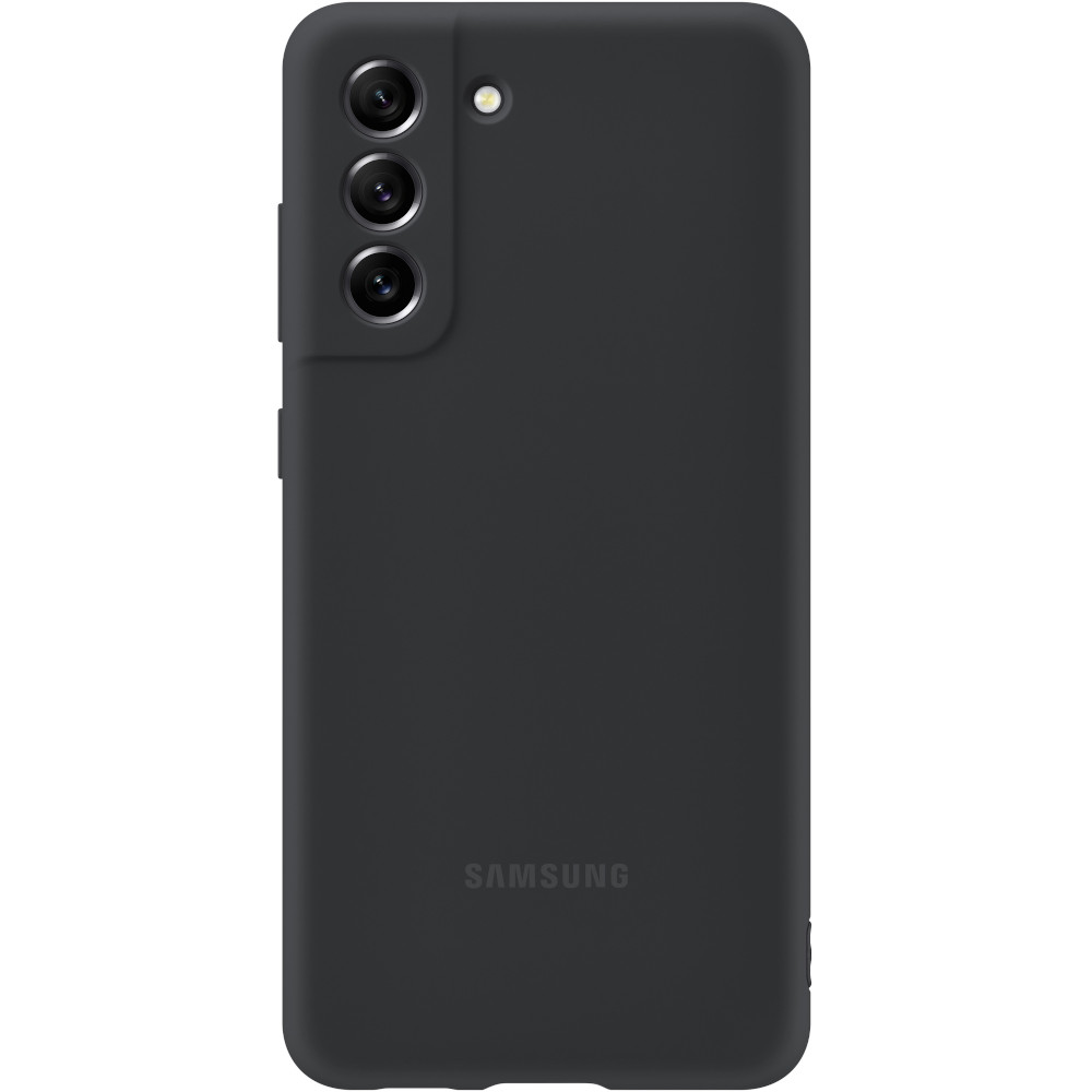 Husa de protectie Samsung Sillicone Cover pentru Galaxy S21 FE, Negru