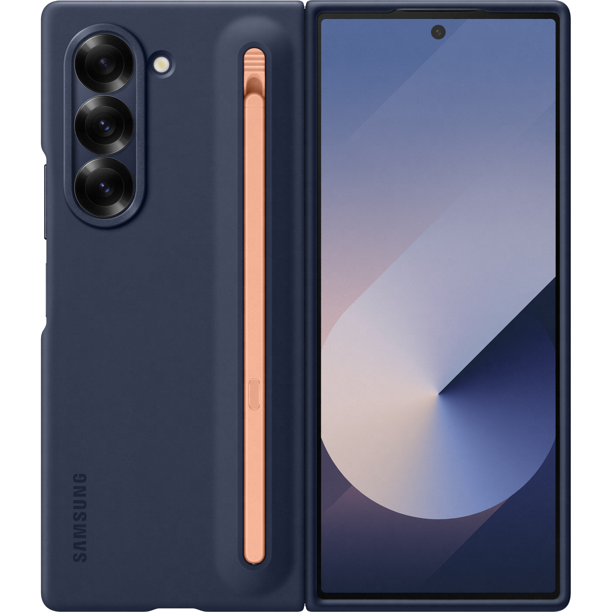 Husa Samsung S Pen Case pentru Galaxy Z Fold 6, Navy