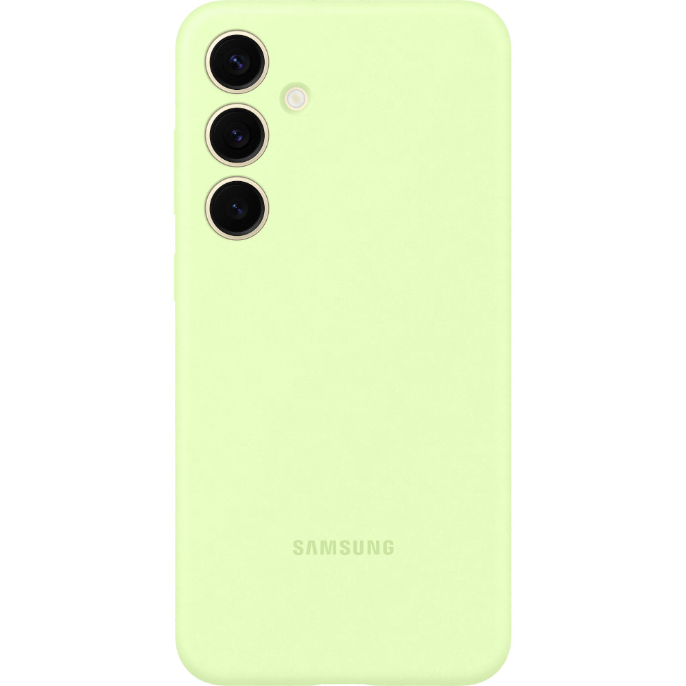 Husa Samsung Galaxy S24 Plus Silicone Case, Light Green
