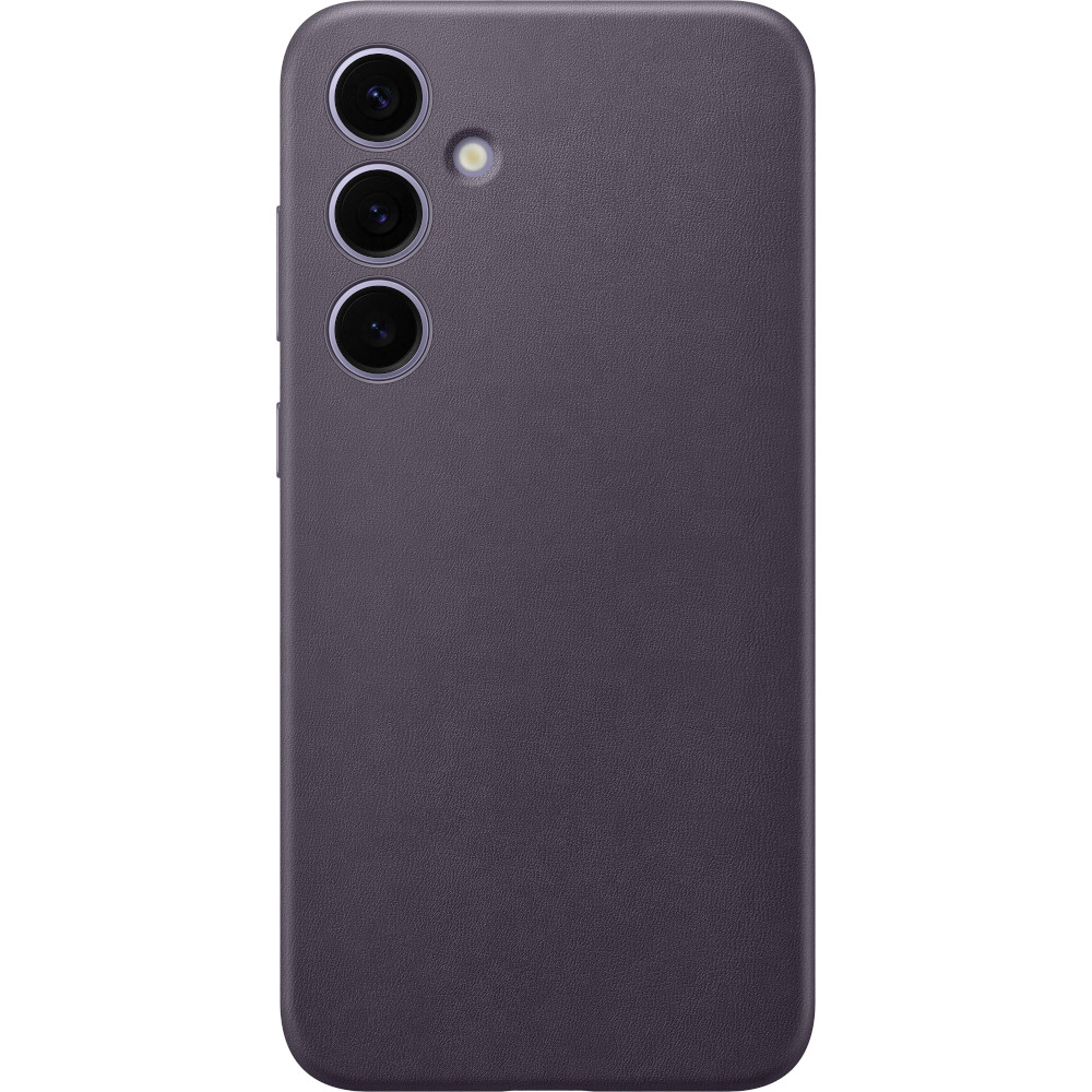 Husa Samsung Galaxy S24 Plus Vegan Leather Case, Dark Violet