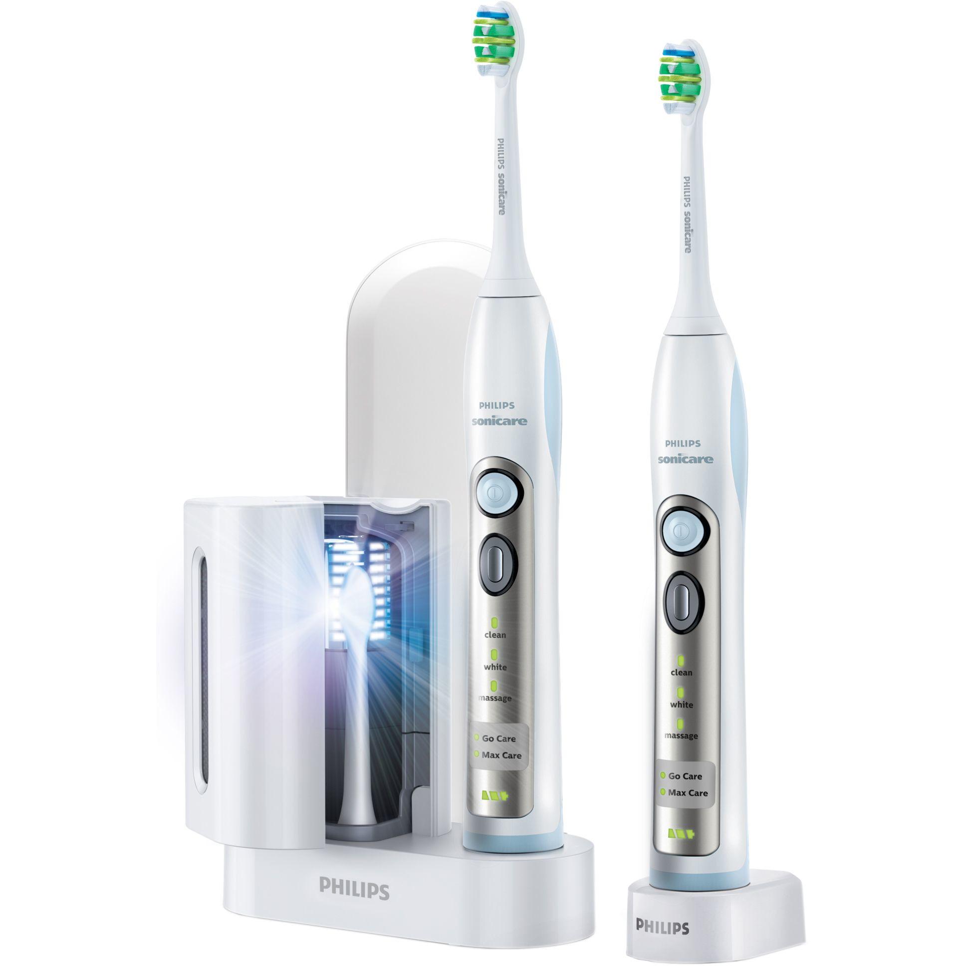 Periuta de dinti Philips Sonicare FlexCare HX6932/36, 62000 oscilatii, 3 programe, 2 capete, Alb