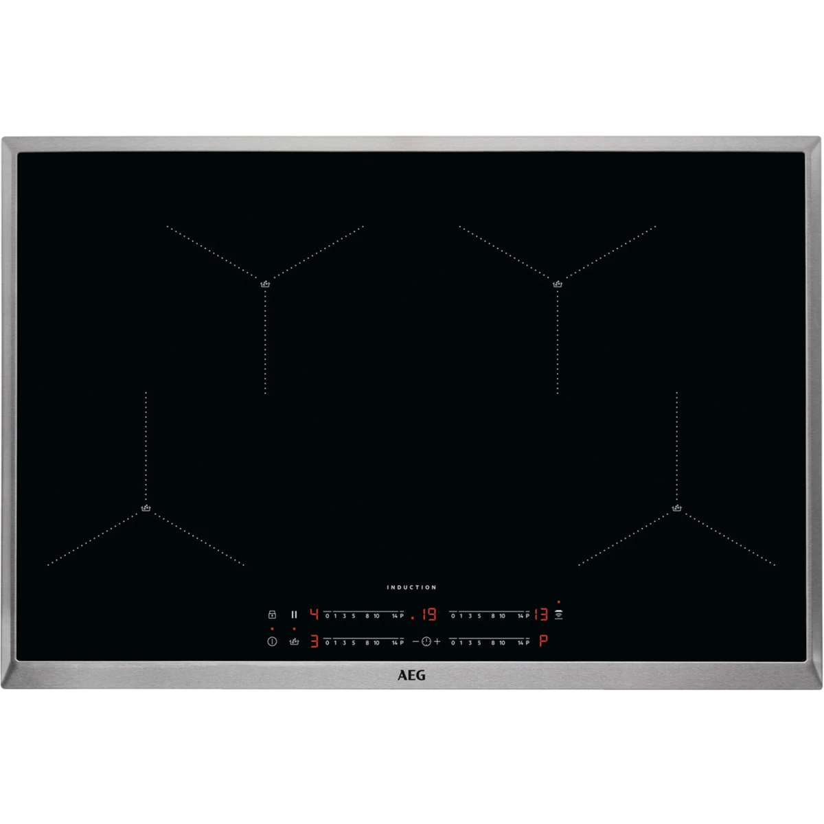 Plita incorporabila AEG IAE84411XB, Inductie, 4 zone de gatit