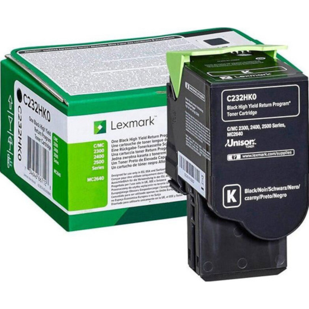 Toner Lexmark Black C232HK0