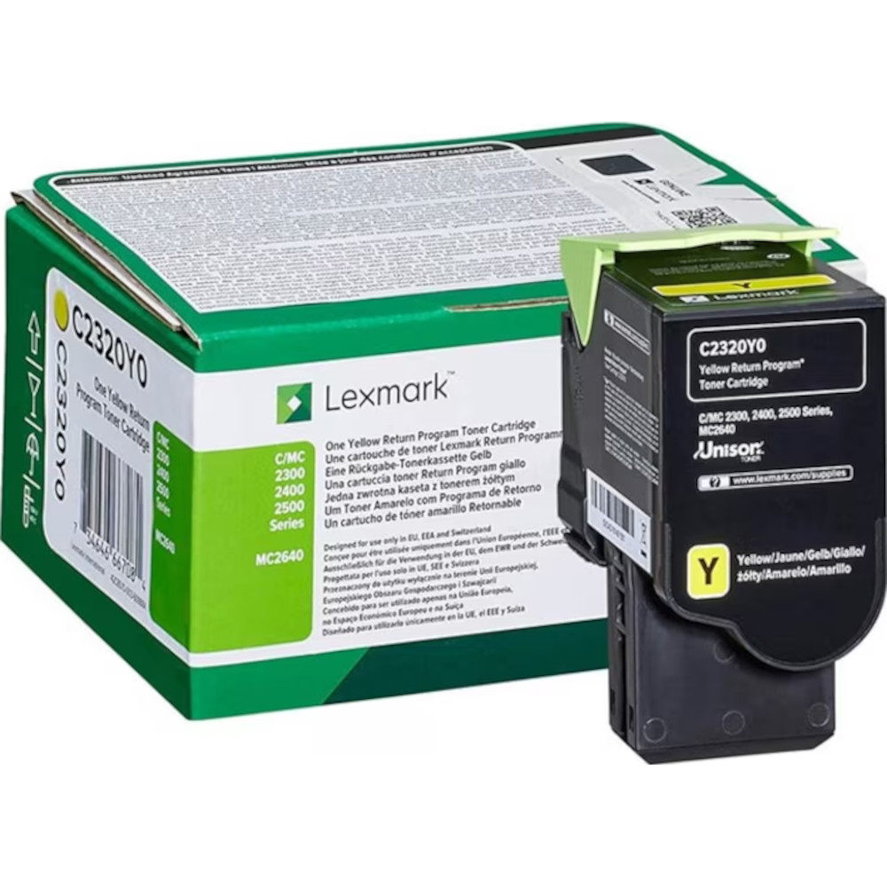 Toner Lexmark Yellow C2320Y0