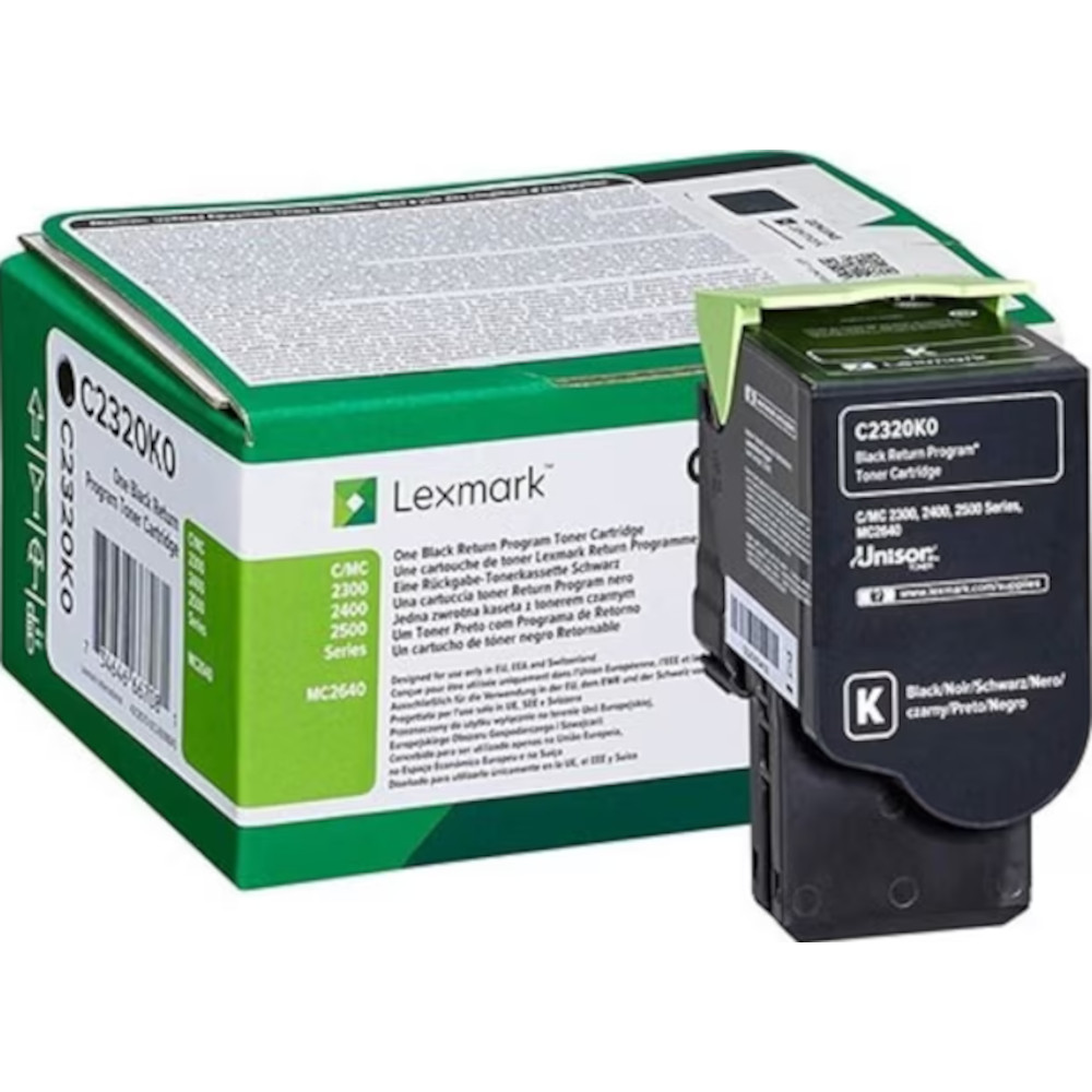 Toner Lexmark Black C2320K0