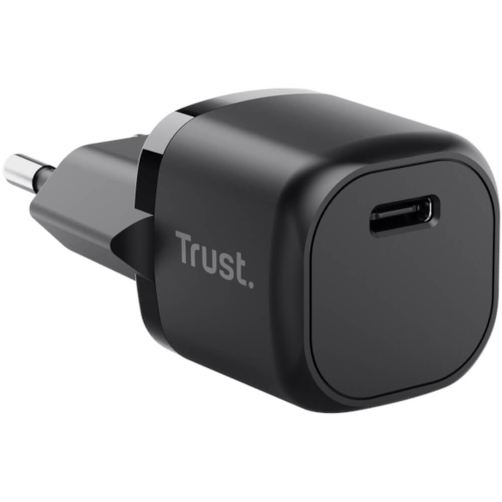 Incarcator retea Trust Maxo 25174, 20W, USB-C, PD Charger, Negru