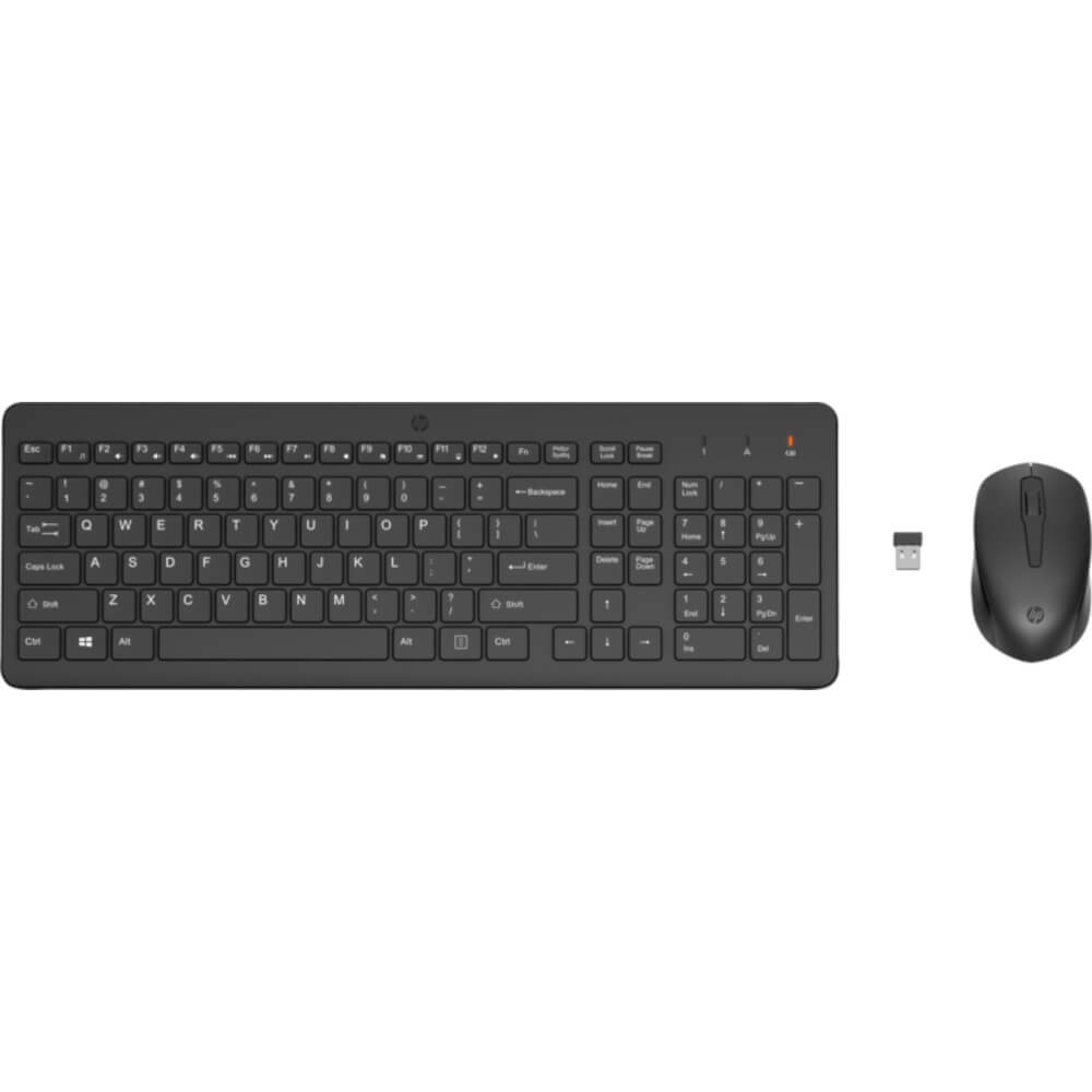 Kit tastatura + mouse HP 330, Wireless, Negru