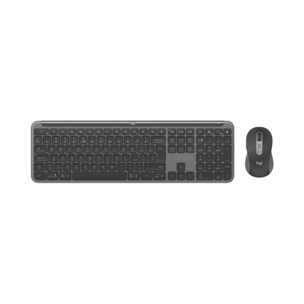 Kit tastatura si mouse Logitech Signature Slim Combo MK950, Graphite