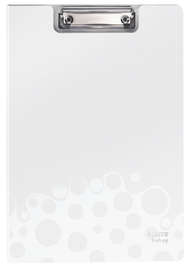 Clipboard Dublu Leitz Bebop, Polyfoam - Alb