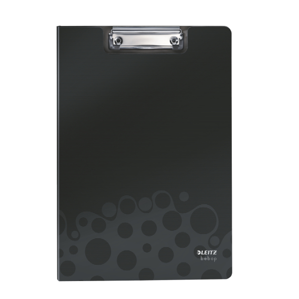 Clipboard Dublu Leitz Bebop, Polyfoam - Negru