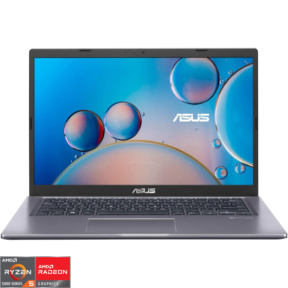 Laptop ASUS M415UA-EB143, AMD Ryzen 5 5500U, 14" Full HD, 8GB RAM, 512GB SSD, AMD Radeon Graphics, Free Dos, Slate Grey