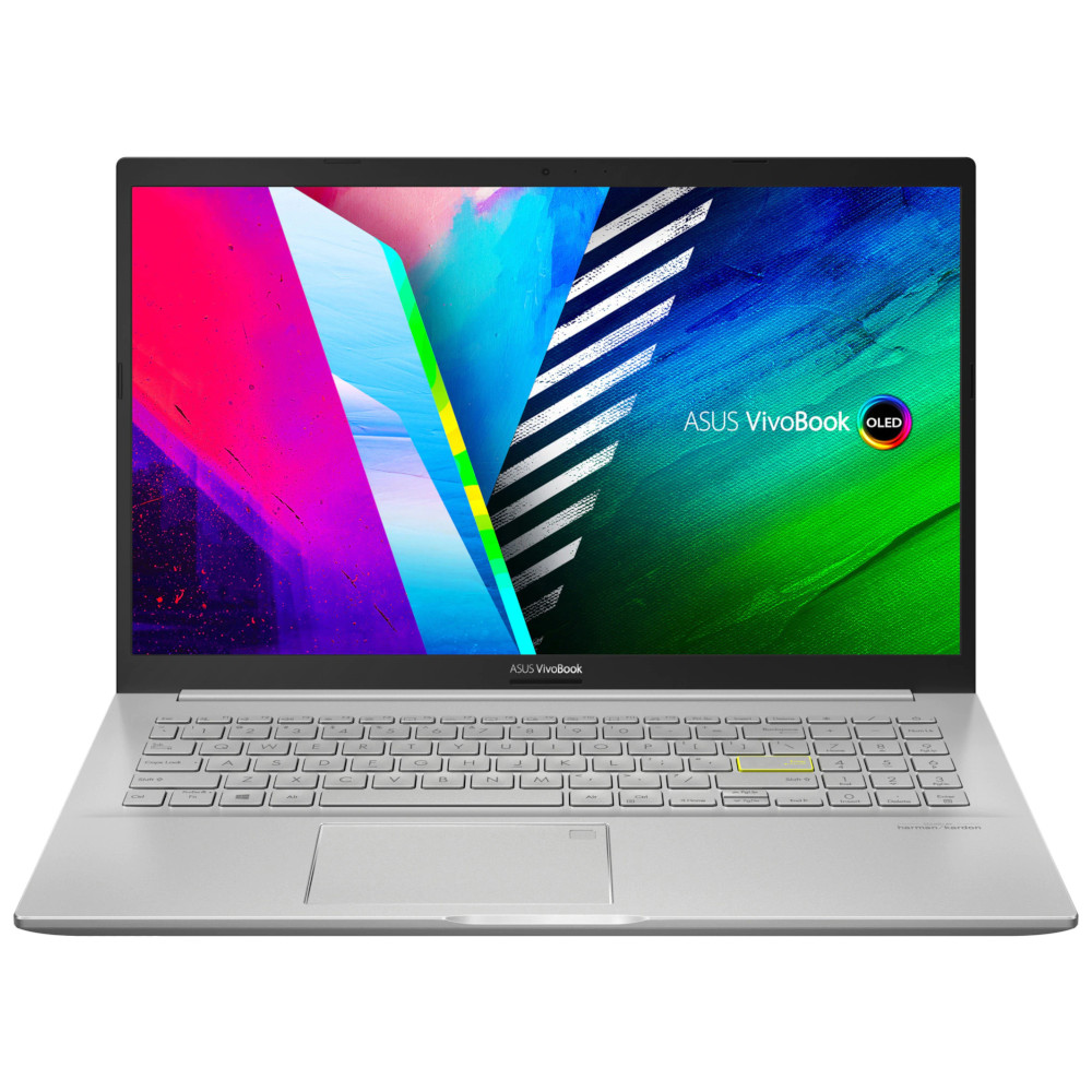 Laptop ASUS VivoBook 15 M513UA-L1302, AMD Ryzen 7 5700U, 15.6 inch, Full HD, OLED, 8GB, 512GB SSD, AMD Radeon Graphics, Free Dos, Argintiu