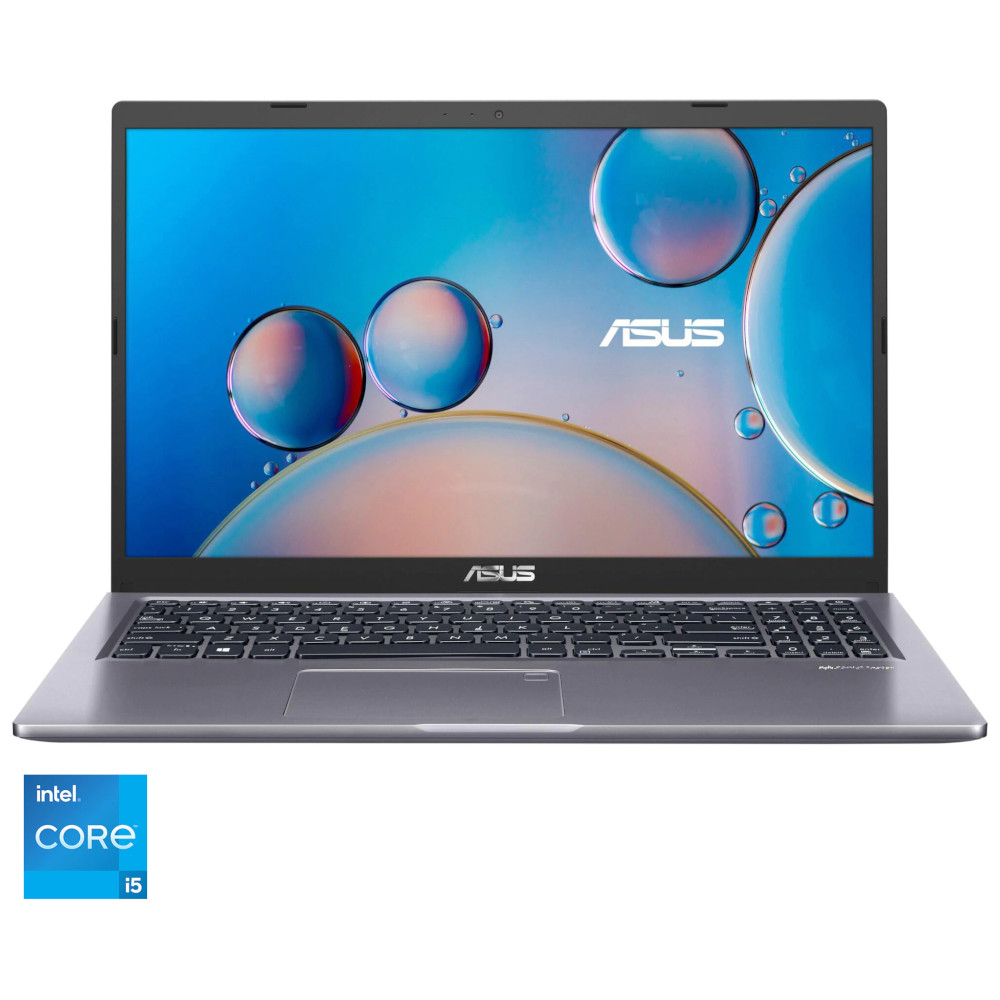 Laptop ASUS VivoBook X515EA Intel Core i5-1135G7, 15.6", Full HD, 8GB, 512GB SSD, Intel UHD Graphics, Free DOS, Argintiu