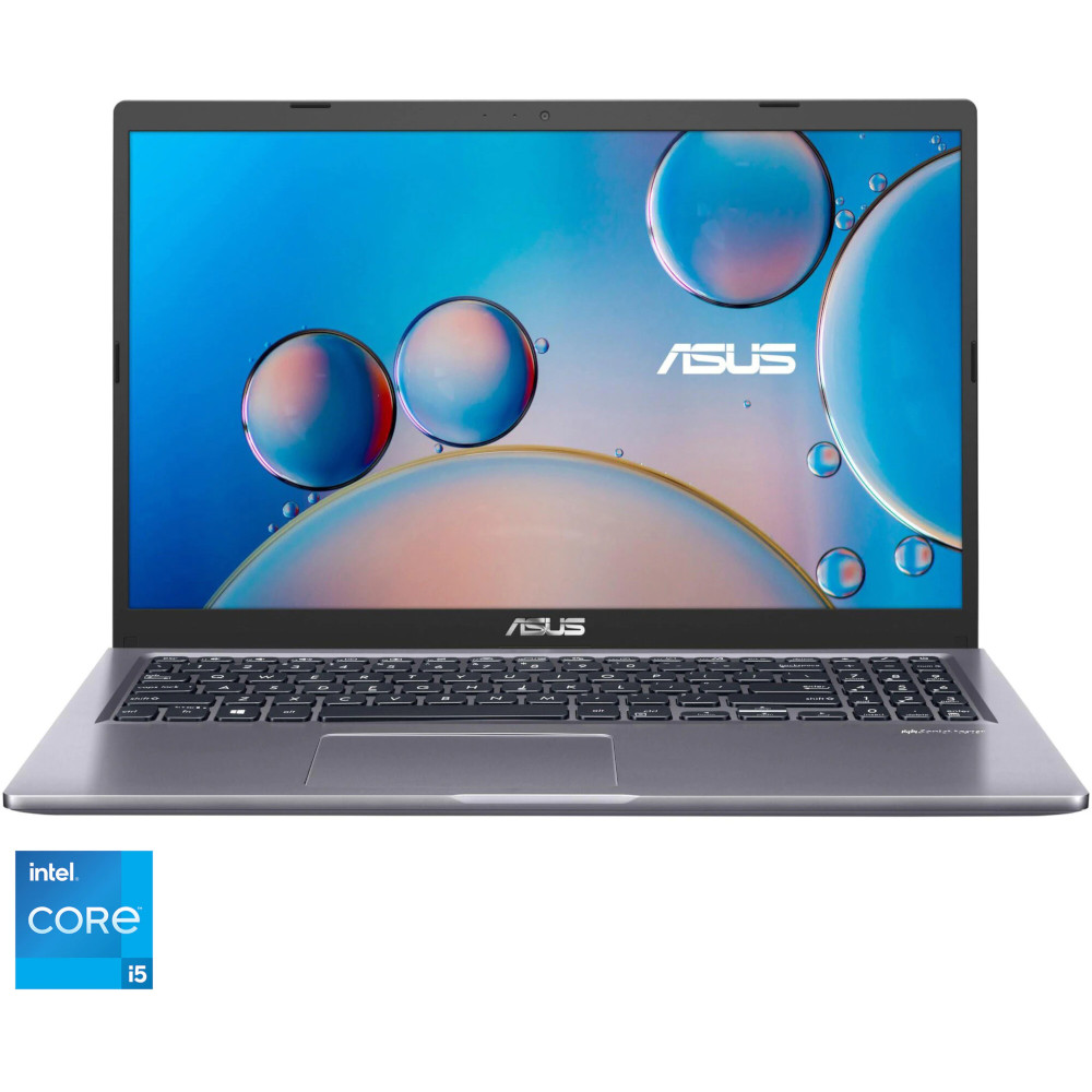 Laptop ASUS X515EA, Intel Core i5-1135G7, 15.6 inch, Full HD, 16GB RAM, 512GB SSD, Intel Iris Xe Graphics, No OS, Gri