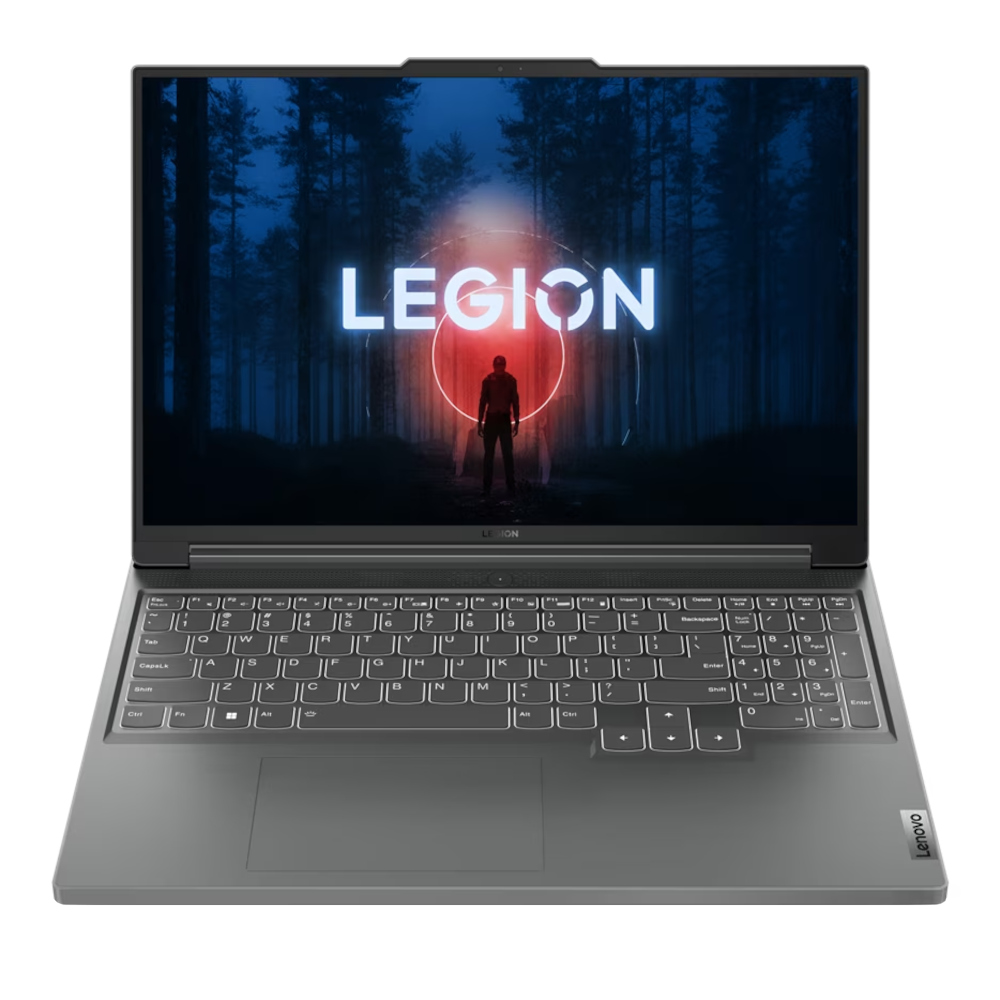 Laptop gaming Lenovo Legion Slim 5 16APH8, 16", WUXGA, AMD Ryzen 5 7640HS, 16GB RAM, 512GB SSD, GeForce RTX 4060, Premium Care, No OS, Storm Grey