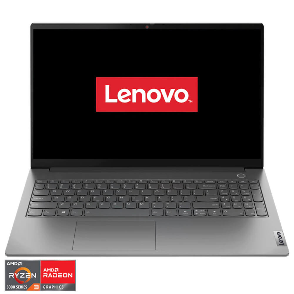 Laptop Lenovo ThinkBook 15 G3 ACL, 15.6", Full HD, AMD Ryzen 5 5500U, 16GB RAM, 512GB SSD, AMD Radeon, Windows 10 Pro, Gri