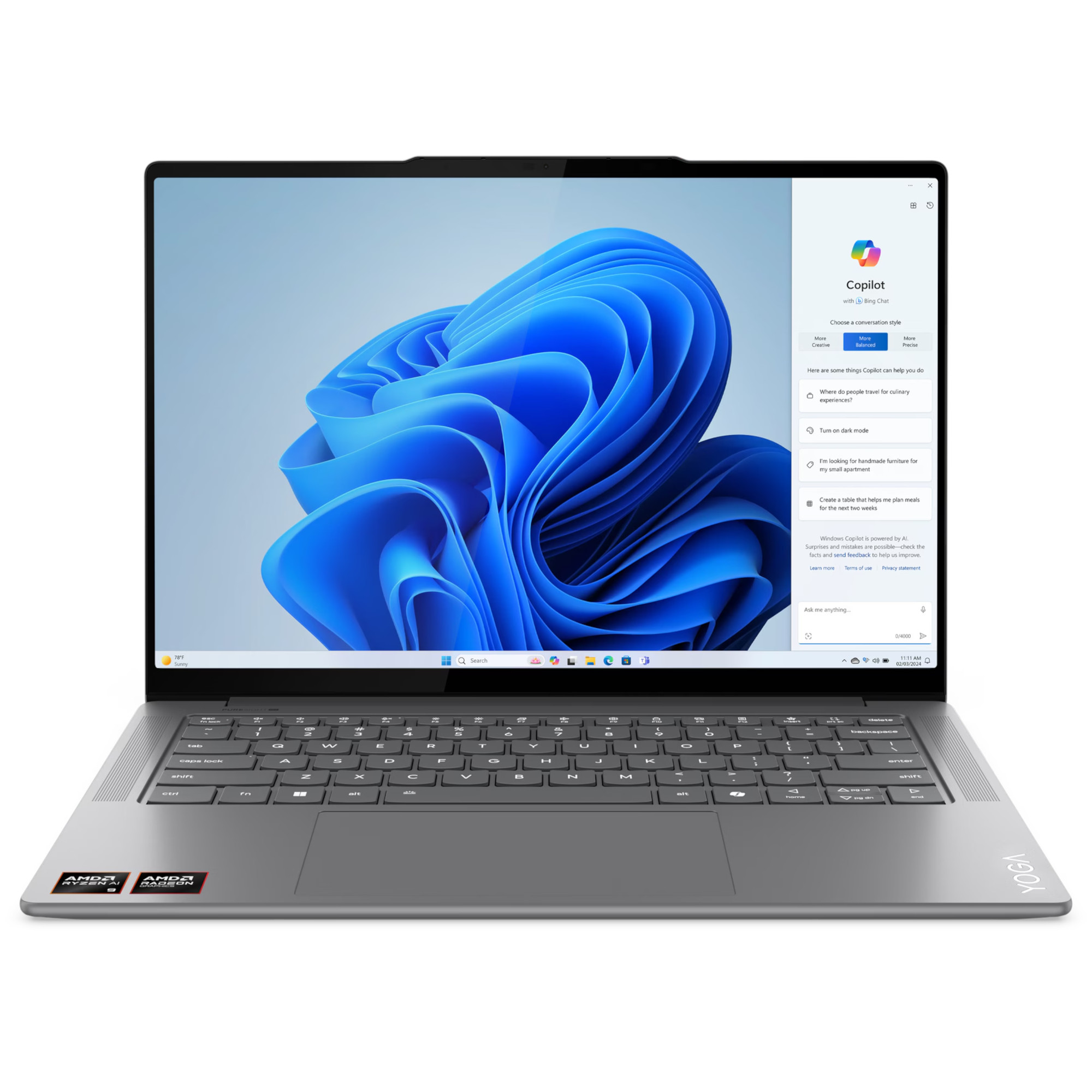 Laptop Lenovo Yoga Pro 7 14ASP9, 14.5