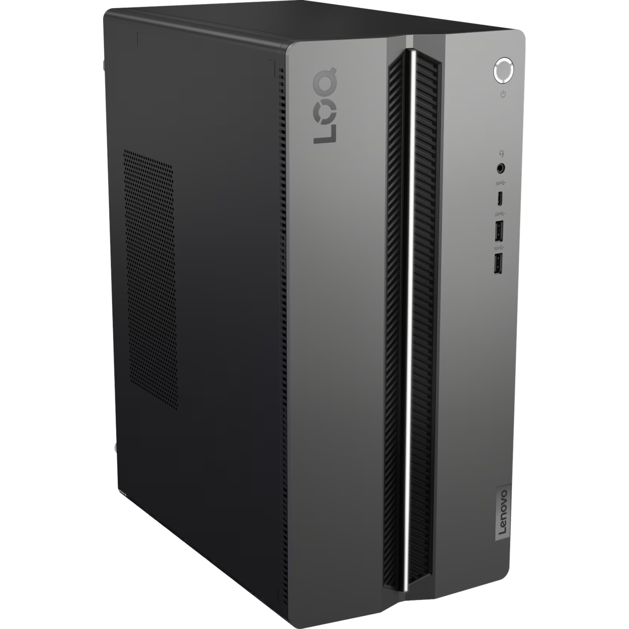 Sistem Gaming Lenovo LOQ Tower 17IRR9, Intel Core i5-14400F, 16GB DDR5, 512 GB SSD, GeForce RTX 3050, No OS, Luna Grey