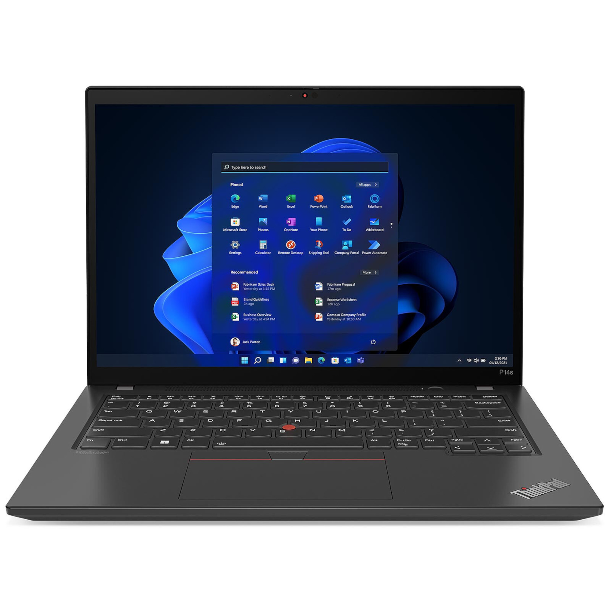 Laptop Lenovo ThinkPad P14s Gen 4, AMD Ryzen 7 PRO 7840U, 14inch, RAM 64GB, SSD 2TB, AMD Radeon 780M, Windows 11 Pro, Villi Black