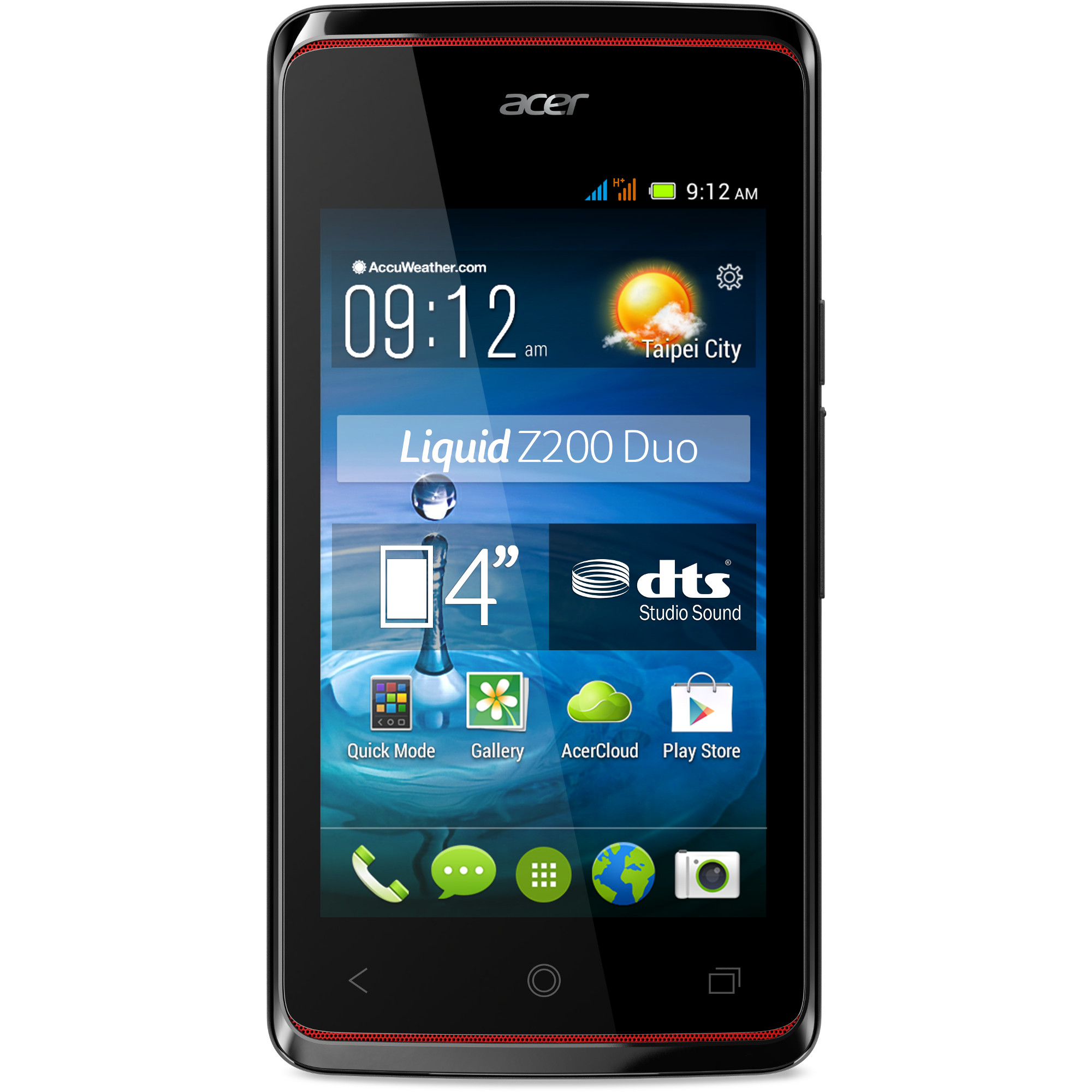 Telefon mobil Acer Liquid Z200, 4GB, Negru