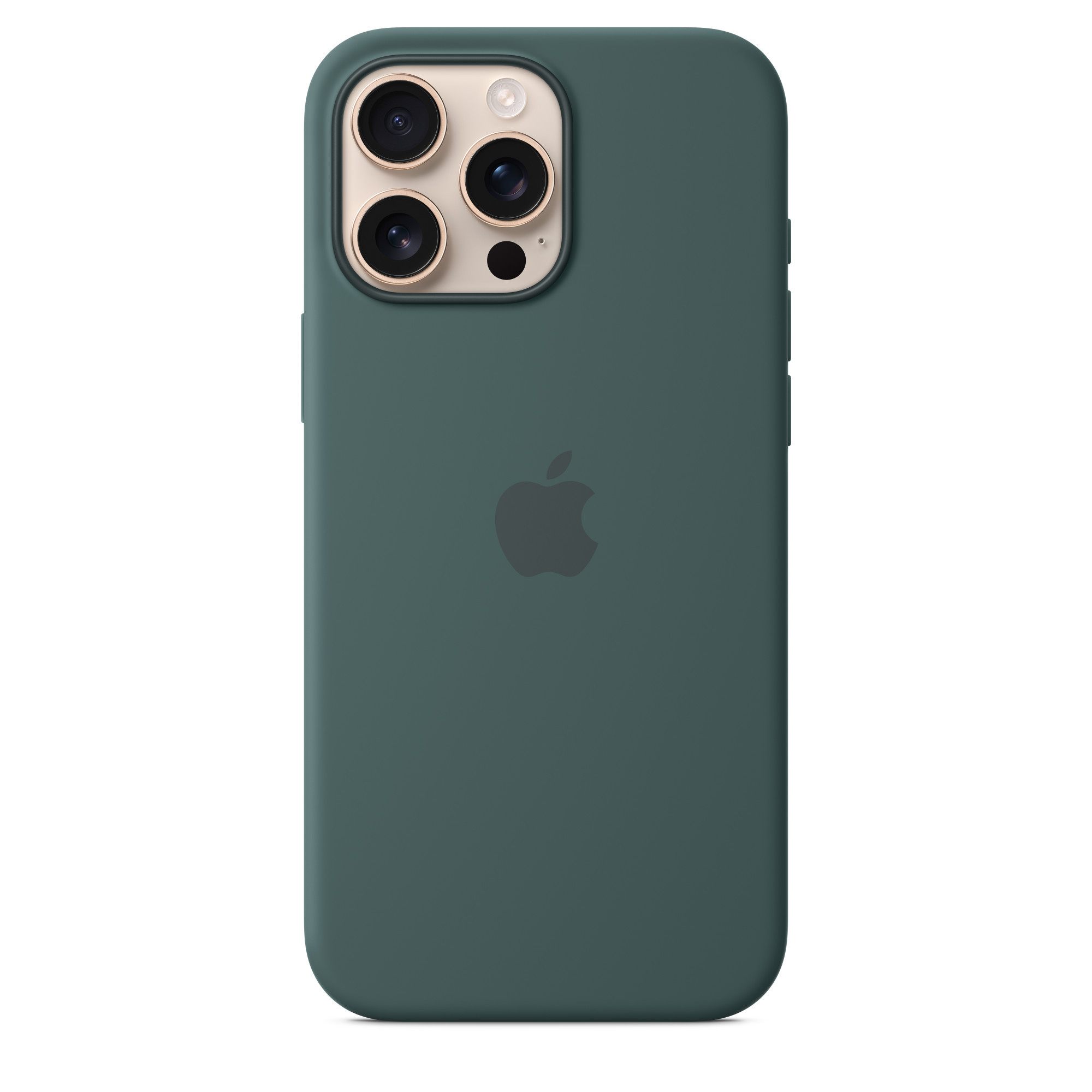 Husa de protectie Apple Silicone Case pentru iPhone 16 Pro Max, MagSafe, Lake Green