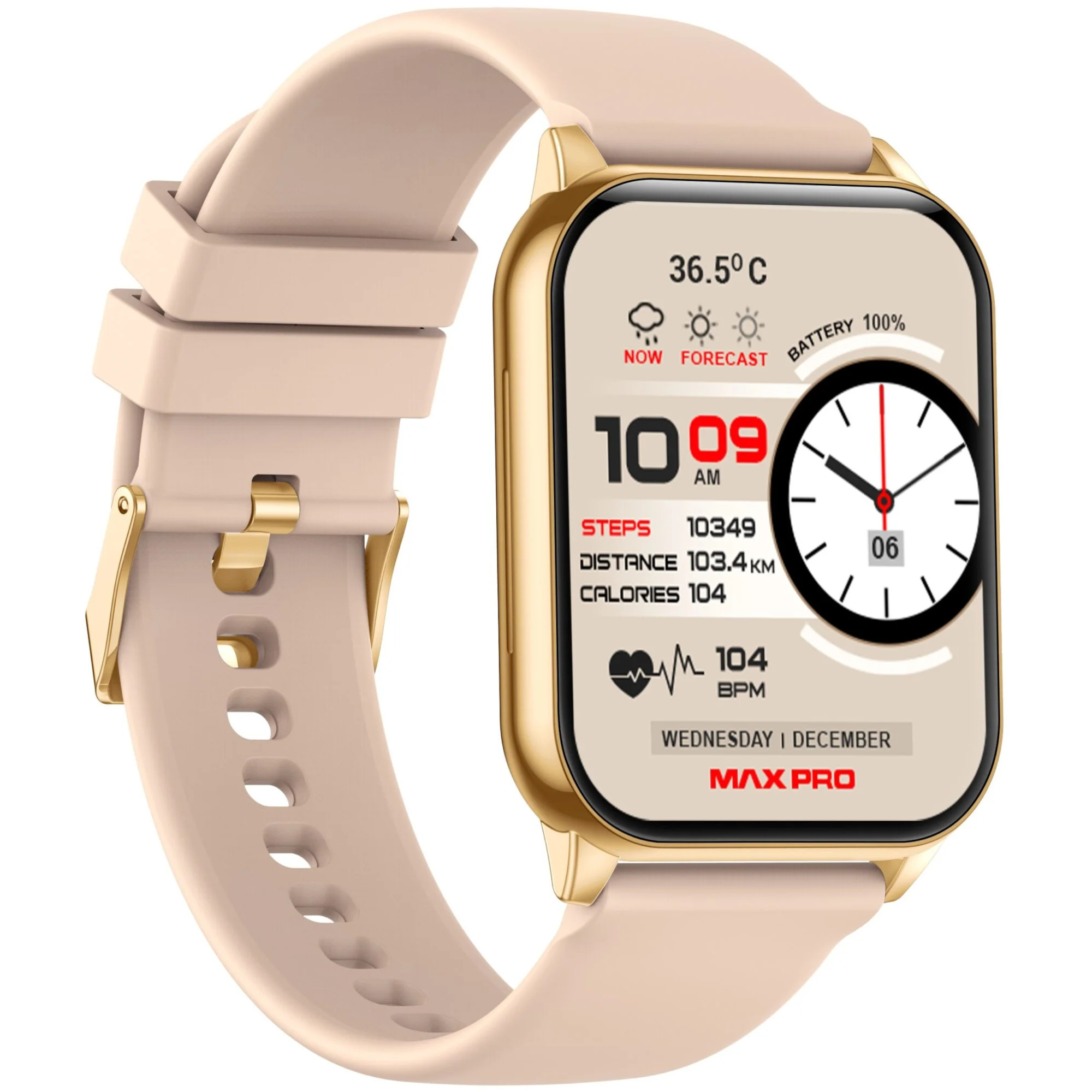 Smartwatch MaxCom FW25 Arsen Pro, Gold