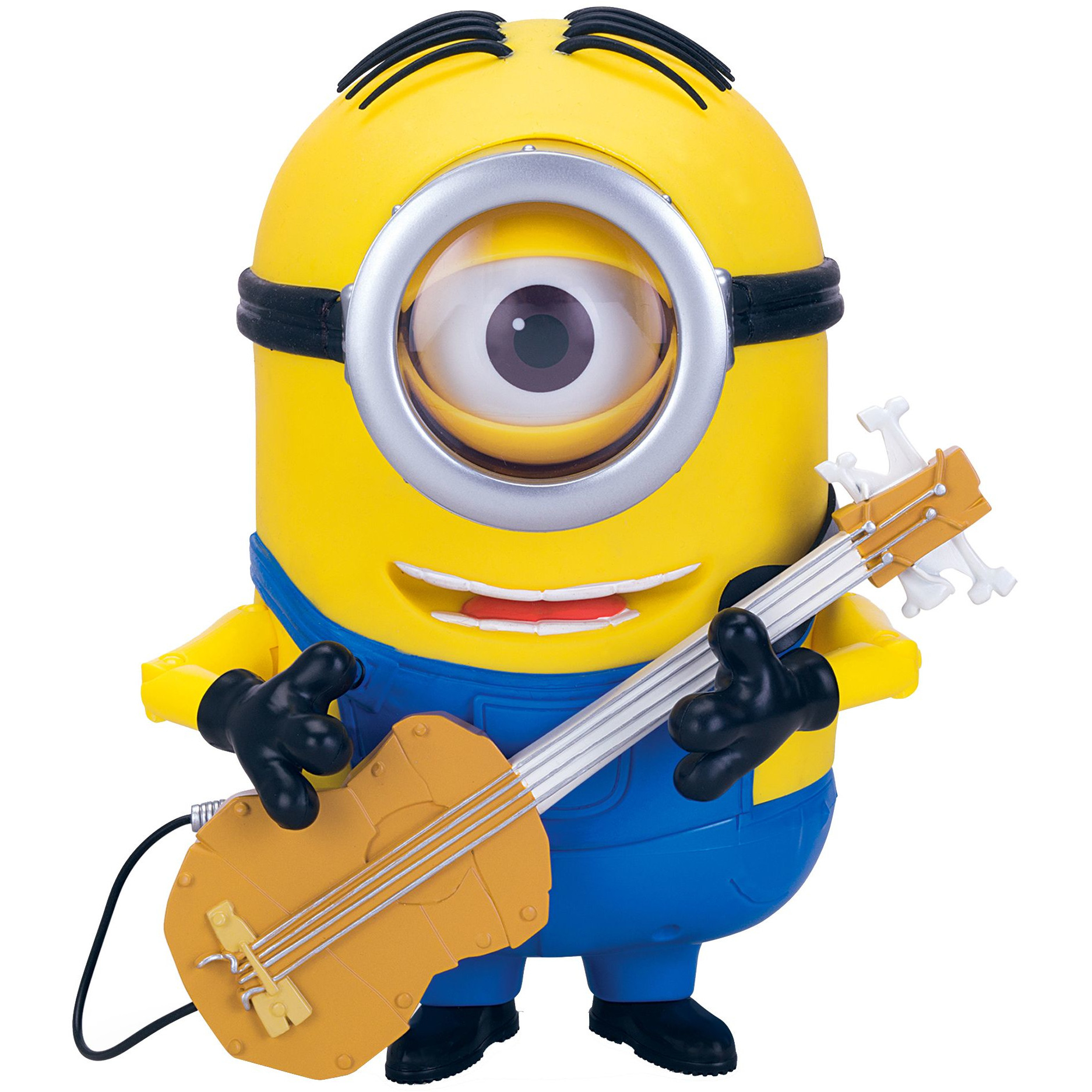 Figurina din plastic cu sunete Minions Stuart cu chitara