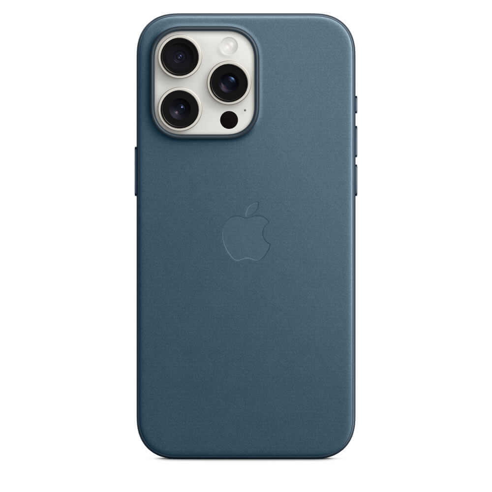 iphone 12 pro max 256gb pacific blue Husa de protectie Apple FineWoven with MagSafe pentru iPhone 15 Pro Max, Pacific Blue