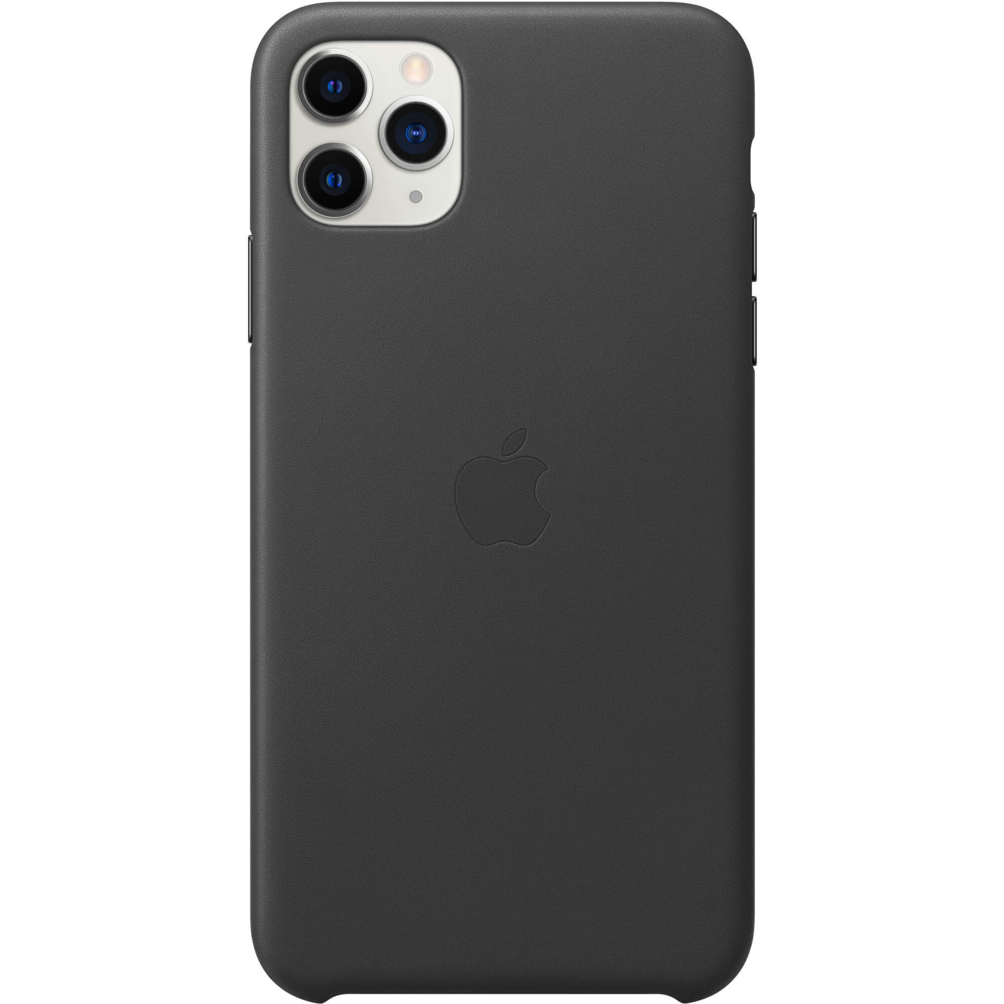 Husa de protectie Apple pentru iPhone 11 Pro Max, Piele, Negru