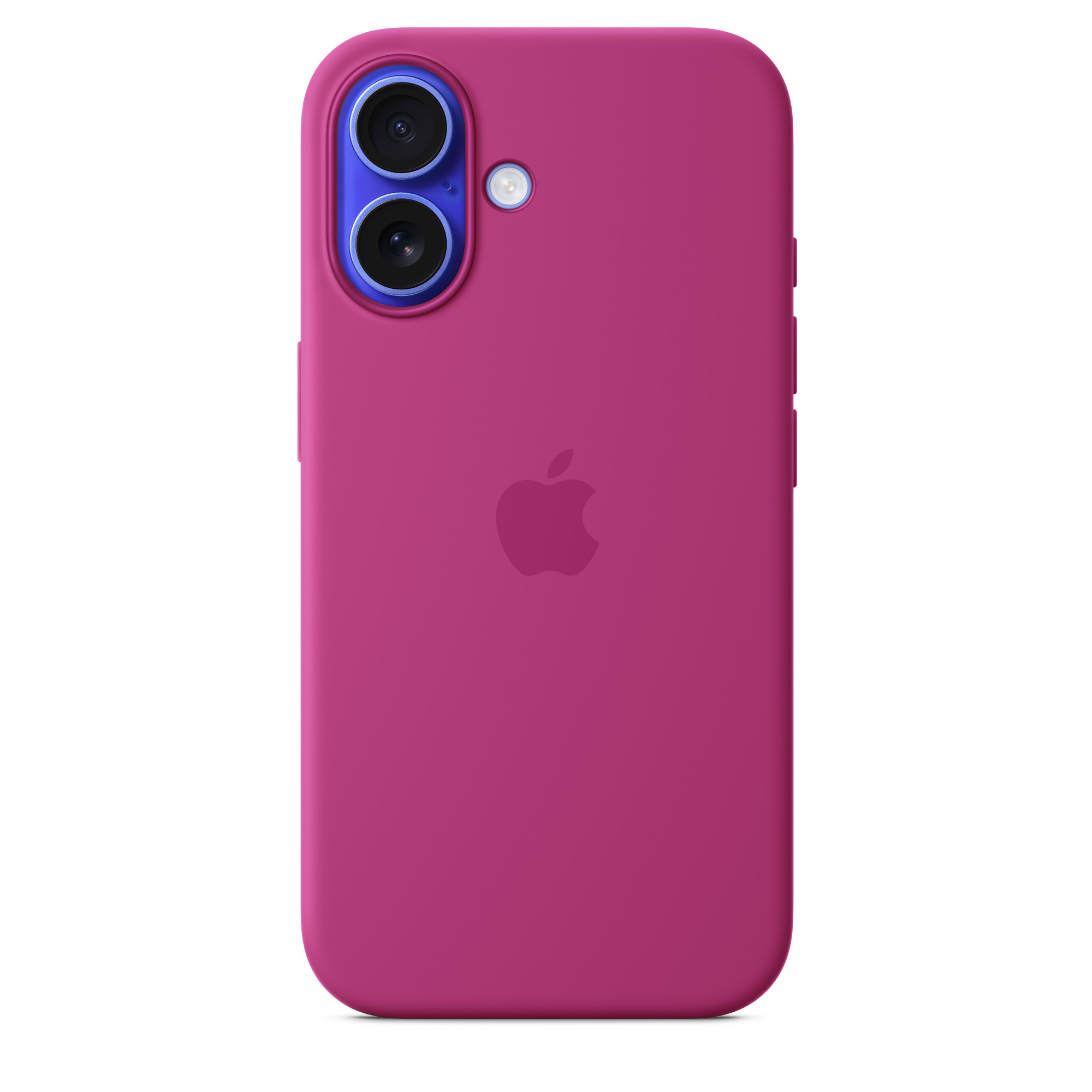 Husa de protectie Apple Silicone Case pentru iPhone 16, MagSafe, Fuchsia