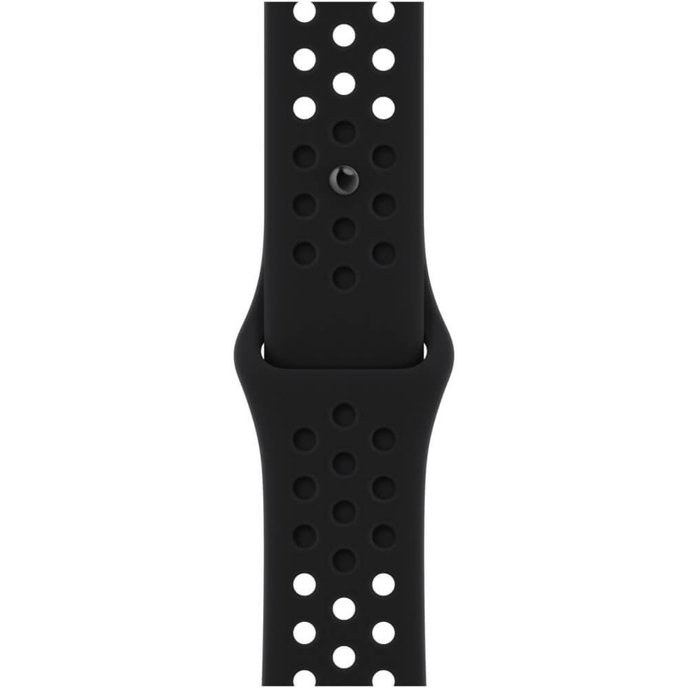 Curea pentru Apple Watch 45mm, Nike Sport Band, Negru