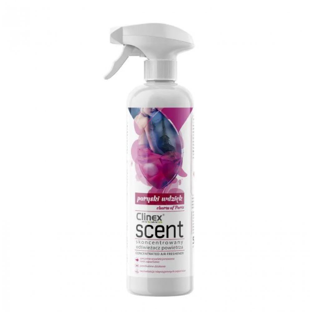 Clinex Scent Parisian Charm, 500 Ml, Cu Pulverizator, Odorizant De Camera