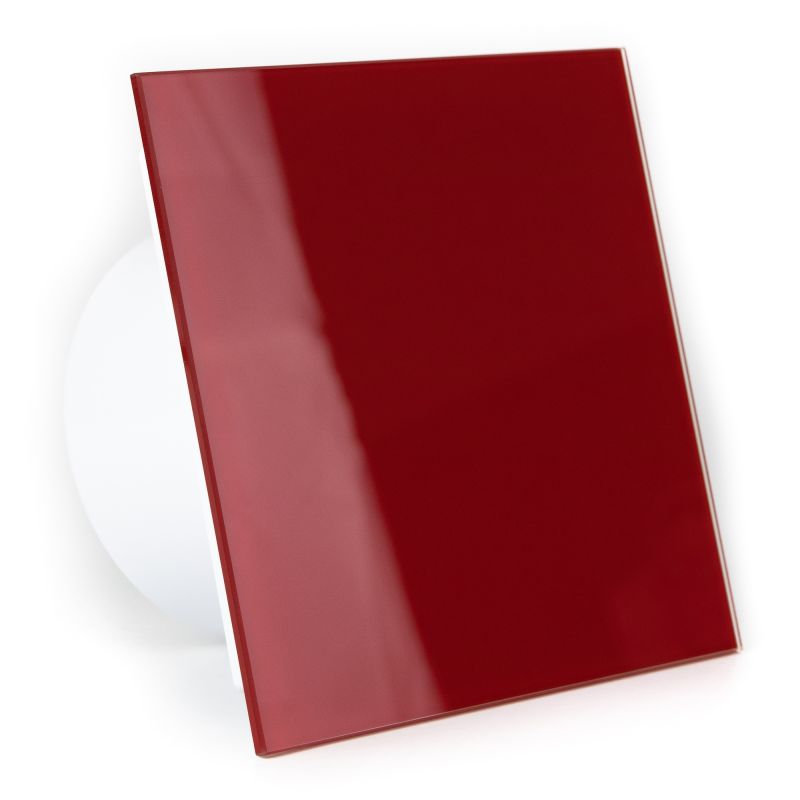 Panou frontal din sticla pentru ventilator baie dRim Red